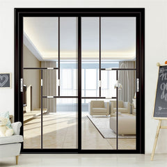 Glass Sliding Door Aluminum Canada Standard High Quality Aluminum Sliding Folding Door For Hotel Room Aluminum Slat Sliding Door