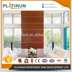 Various styles exterior house smart glass louver window aluminum frame on China WDMA