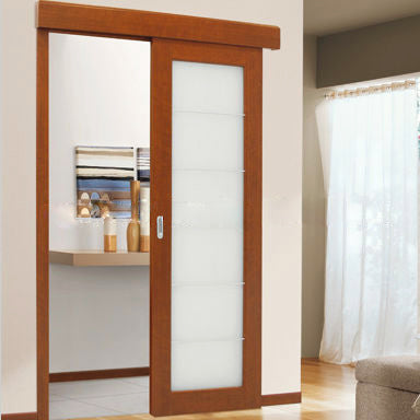 Water Resistant Plastic Sliding Bathroom Door