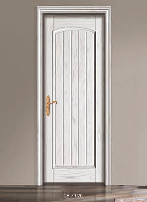 Waterproof Anti Moisture Eco-Friendly Fireproof WPC Interior Decorative Door for Bedroom/Bathroom on China WDMA