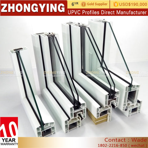 White Clear Slider 60-80mm Pvc And Cheapest Price Thermal Break Openable Steel Cheap Roof Soundproof Upvc Small Window Profile on China WDMA