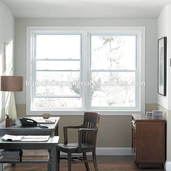 White single hung aluminum windows and doors on China WDMA