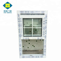 Wholesales Popular Style Grill Cheap Window PVC Vinyl Single Hung Windows on China WDMA