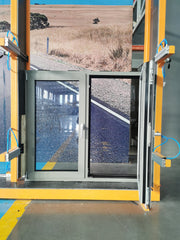 WDMA  hot sale aluminum Big picture window and door with steel frame casement operator
