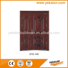 Yekalon STD-110 double door security steel door on China WDMA