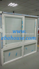 aluminium window aluminium double glazing sliding windows with internal blinds on China WDMA