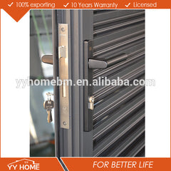 aluminum blades louvre doors and windows Residential House with WERS aluminium vented exterior door on China WDMA