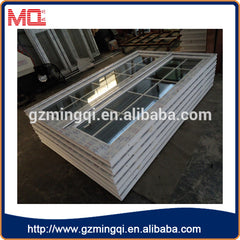 aluminum casement windows with built in blinds inside double glass window MQ-68 on China WDMA