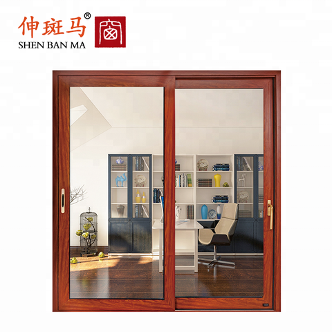 aluminum sliding door thermal break sash frame supplier balcony sliding doors asian style sliding doors on China WDMA