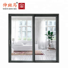 aluminum sliding door thermal break sash frame supplier balcony sliding doors asian style sliding doors on China WDMA