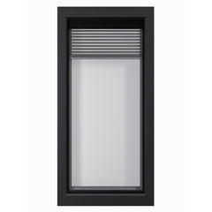 aluminum window with automatic manual louver blinds inside on China WDMA