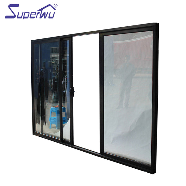 australian standard glass aluminium balcony partition sliding doors on China WDMA