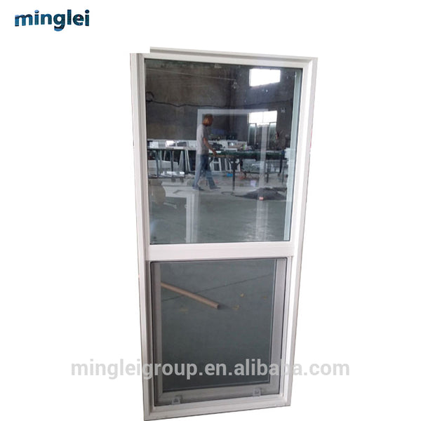 double glazed casement replacement vinyl clad sash porch upvc plastic slider shutter window louver price on China WDMA