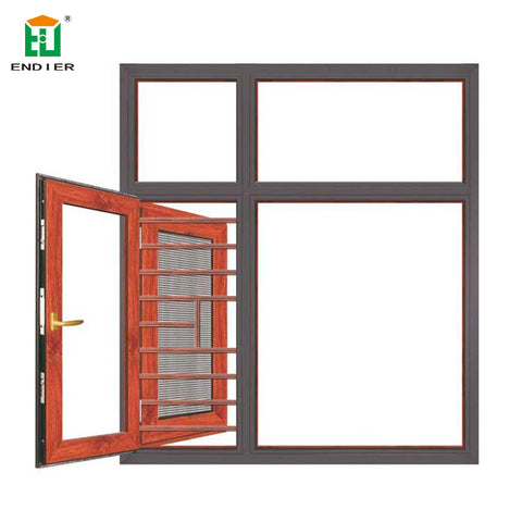 double pane glazed tempered glass windows replacement cost in pakistan Double glass insulated glass burglar proof window on China WDMA