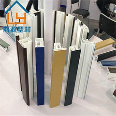 factory supplier white UPVC window frame/upvc door and window profiledoor plastic window frame/ on China WDMA