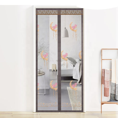 hot sell new products retractable Mosquito net door Curtain Hands Free magnetic door screen curtain on China WDMA