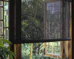 inside window nature bamboo blinds on China WDMA