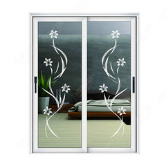 lowes louver sliding aluminium glass screen door with blinds for toilet philippines price and design on China WDMA