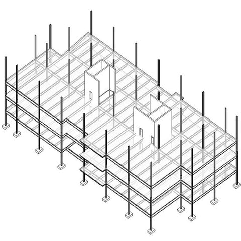 manufacturers metal structural steel building steel frame used for Multi-story building costs on China WDMA