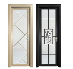 pvc/upvc double tempered glazing casement doors on China WDMA