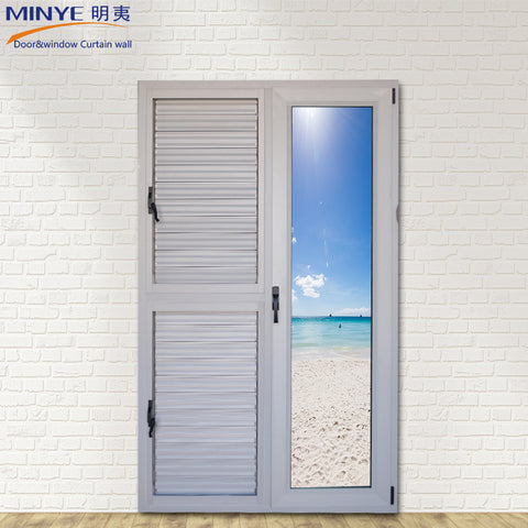 security Ventilation windows and doors Door with louver window on China WDMA