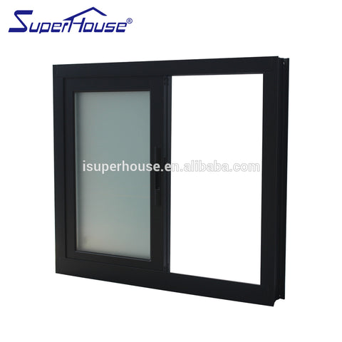 superhouse australia AS2047 standard horizontal open style sliding window upvc windows on China WDMA
