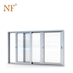 triple track standard sliding aluminum window sizes grill design on China WDMA