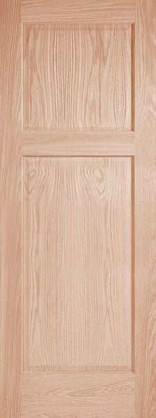 WDMA 12x80 Door (1ft by 6ft8in) Interior Swing Pine 202E Wood 2 Panel Transitional Ovolo Single Door 1