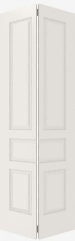 WDMA 12x80 Door (1ft by 6ft8in) Interior Bifold Smooth 5010 MDF 5 Panel Single Door 2