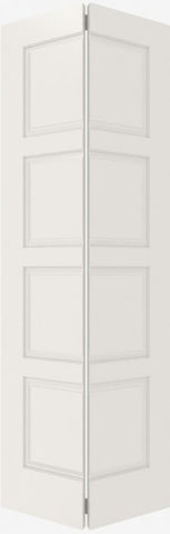 WDMA 12x80 Door (1ft by 6ft8in) Interior Bypass Smooth 4100 MDF 4 Panel Single Door 2