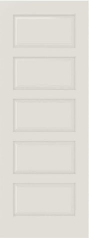 WDMA 12x80 Door (1ft by 6ft8in) Interior Bifold Smooth 5100 MDF 5 Panel Single Door 1