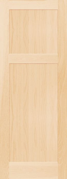 WDMA 12x80 Door (1ft by 6ft8in) Interior Barn Pine 792E Wood 2 Panel Arts and Crafts Craftsman Shaker Single Door 1