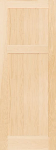 WDMA 12x80 Door (1ft by 6ft8in) Interior Barn Pine 792E Wood 2 Panel Arts and Crafts Craftsman Shaker Single Door 1