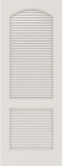 WDMA 12x80 Door (1ft by 6ft8in) Interior Barn Smooth SL-2020-LVR MDF 2 Panel Arch panel Vented Louver Single Door 1