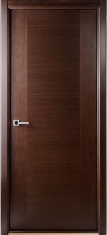 WDMA 18x80 Door (1ft6in by 6ft8in) Interior Pocket Wenge Contemporary Single Door African Veneer 1