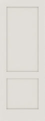 WDMA 18x80 Door (1ft6in by 6ft8in) Interior Swing Smooth 80in Primed 2 Panel Shaker Single Door|1-3/4in Thick 1