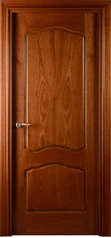 WDMA 18x80 Door (1ft6in by 6ft8in) Interior Barn Mahogany Sapele Prefinished Single Door African Sapele Veneer Arched 2_panel 1