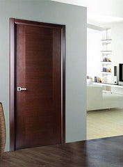 WDMA 18x80 Door (1ft6in by 6ft8in) Interior Swing Wenge Prefinished Gentle Modern Single Door 2