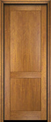 WDMA 18x80 Door (1ft6in by 6ft8in) Interior Barn Mahogany Modern 2 Flat Panel Shaker Exterior or Single Door 1