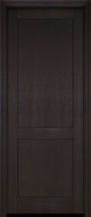 WDMA 18x80 Door (1ft6in by 6ft8in) Interior Barn Mahogany Modern 2 Flat Panel Shaker Exterior or Single Door 3