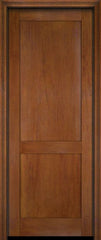 WDMA 18x80 Door (1ft6in by 6ft8in) Interior Barn Mahogany Modern 2 Flat Panel Shaker Exterior or Single Door 7