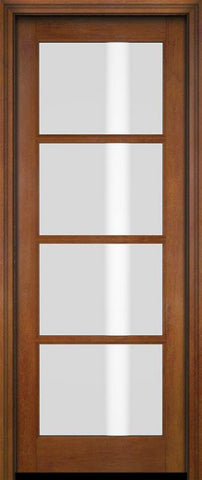 WDMA 18x80 Door (1ft6in by 6ft8in) Exterior Barn Mahogany 4 Lite Windermere Shaker or Interior Single Door 5