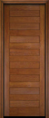 WDMA 18x80 Door (1ft6in by 6ft8in) Interior Swing Mahogany Modern Slim Panel Shaker Exterior or Single Door 7
