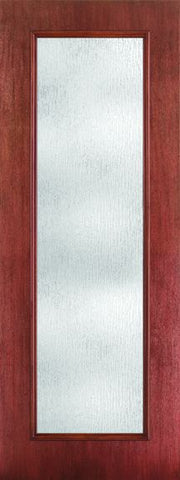 WDMA 24x96 Door (2ft by 8ft) Exterior Mahogany Fiberglass Impact Door 8ft Full Lite Rainglass 1