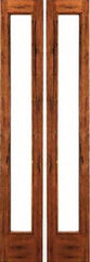 WDMA 28x80 Door (2ft4in by 6ft8in) Interior Barn Tropical Hardwood 1-lite French Door Rustic Solid Wood 1
