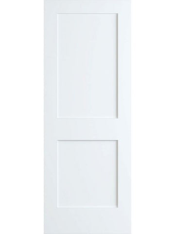 WDMA 30x80 Door (2ft6in by 6ft8in) Interior Swing Pine 80in Primed 2 Panel Shaker Single Door | 4102 1