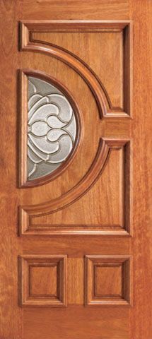 WDMA 30x80 Door (2ft6in by 6ft8in) Exterior Mahogany Radius Lite Single Door 1
