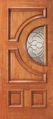 WDMA 30x80 Door (2ft6in by 6ft8in) Exterior Mahogany Radius Lite Home Single Door 1