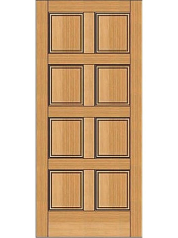 WDMA 32x80 Door (2ft8in by 6ft8in) Exterior Fir 1-3/4in 8 Panel Doors 1