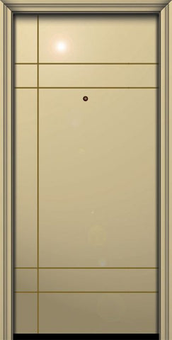 WDMA 32x80 Door (2ft8in by 6ft8in) Exterior Smooth IMPACT | 80in Inglewood Contemporary Door 1